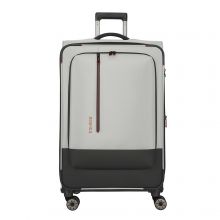Travelite Crosslite 5.0 4 Wiel Trolley L White Sand