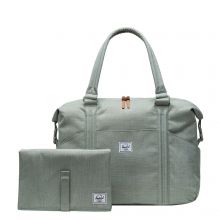 Herschel Strand Duffle Diaper Bag Iceberg Green Crosshatch