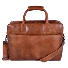 DSTRCT Fletcher Street Business Laptoptas 17'' Cognac