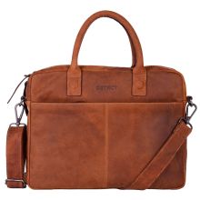 DSTRCT Wall Street Business Laptoptas 15.4'' Cognac