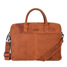 DSTRCT Wall Street Business Laptoptas 15.6'' Cognac