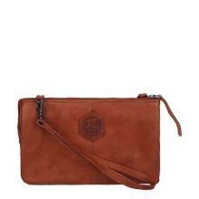 Bear Design Calisto Pelle Clutch Schoudertas Cognac