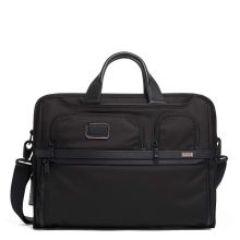 Tumi Alpha Compact Large Laptop Brief 17" Black