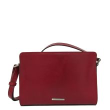 Claudio Ferrici Classico Zipbag Schoudertas Red