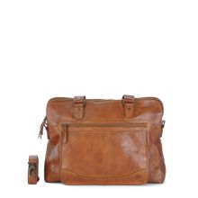 Bear Design Cow Lavato Lia Laptoptas 11" Cognac