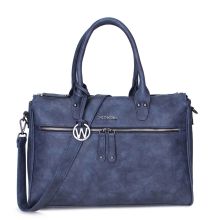 Wimona Fabiana Two Schoudertas Dark Blue