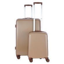 Decent Retro Kofferset 2-delig S + L Beige Brown