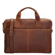 Hide & Stitches Japura Laptoptas Cognac