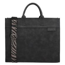 Zebra Natural Bag Kartel Merel Handtas Black