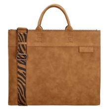 Zebra Natural Bag Kartel Merel Handtas Camel