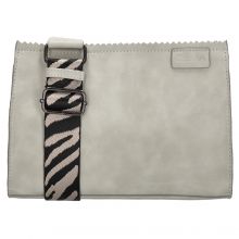 Zebra Trends Naturel Bag Kartel Crossbody Merel Middengrijs
