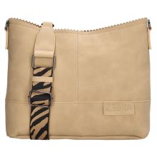 Zebra Natural Bag Kartel Schoudertas Merel Zand