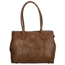 Charm London Dow Gate Shopper 15,6 Inch Cognac