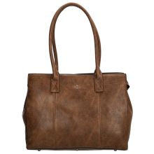 Charm London Dow Gate Shopper 15,6 Inch Cognac