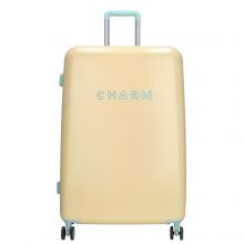 Charm London Travel Trolley L Zacht Geel