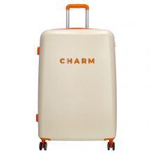 Charm London Travel Trolley L Beige Multi