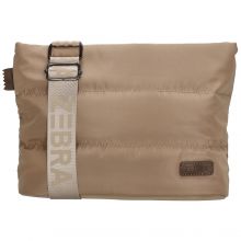 Zebra Elske Puffer Crossbody Schoudertas Taupe