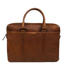 DSTRCT Premium Collection Laptopbag 15.6" Cognac