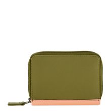 Mywalit Zip Around Credit Card Holder Olive