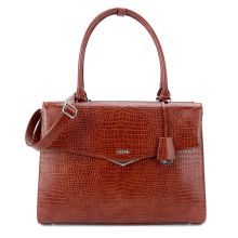 Socha Businessbag Silver Tip 15.6" Brown