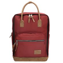 Enrico Benetti Santiago Rugtas Handle 17" Bordeaux Rood