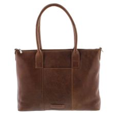 Plevier Parramatta Laptop Tote Bag Damestas 15.6" Cognac