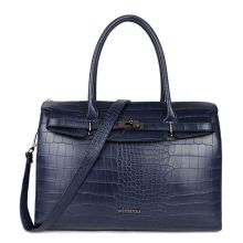 Wimona Sofia Schoudertas Croco Navy