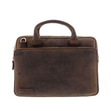 Plevier Retro Bell Laptoptas 2-Vaks 13-15" Dark Brown