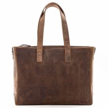 Plevier Hopper Shopper Laptoptas 15.6" Bruin