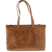 Plevier Rutland Dames Laptop Tote Bag 15.6" Cognac