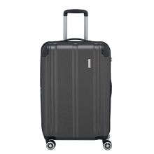 Travelite City 4 Wheel Trolley M Expandable Antraciet