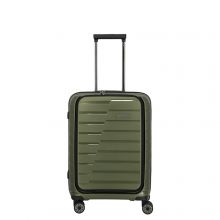Travelite Air Base 4 Wiel Trolley S Laptop Front Pocket Olive Green