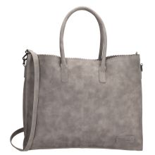 Zebra Natural Bag Lisa XL Shopper Mid Grey