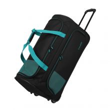Travelite Basics Fresh Wheeled Duffle 70cm Black / Petrol