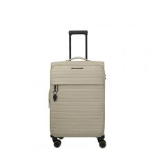 Travelite Barbara Stepp 4W Trolley M Expandable Champagne