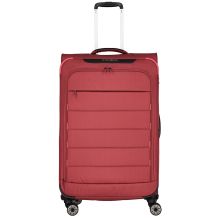 Travelite Skaii 4 Wiel Trolley L Expandable Red/Lightred