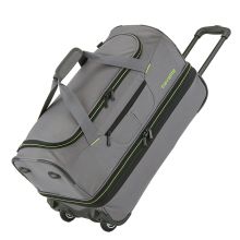 Travelite Basics Wheeled Duffle 55cm Expandable Grey/Green