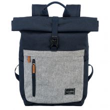 Travelite Basics Rollup Backpack Navy/Grey