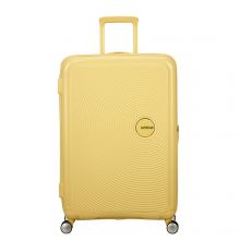 American Tourister Soundbox Spinner 77 Expandable Pastel Yellow