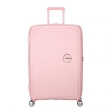 American Tourister Soundbox Spinner 77 Expandable Pastel Pink
