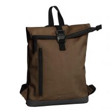 Daniel Ray Yeppoon Gecoat Canvas Rolltop Rugtas Taupe