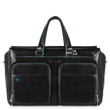 Piquadro Black Square Duffle Laptop 15"/ iPad Pro 9.7"/ iPad 11" Black