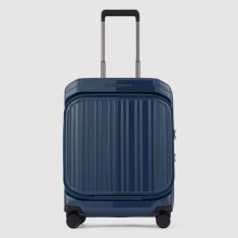 Piquadro PQ Light Fast Check Laptop Cabin Spinner 55 Blue