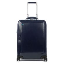 Piquadro Blue Square Cabin Trolley Front Pocket 15.6" Night Blue