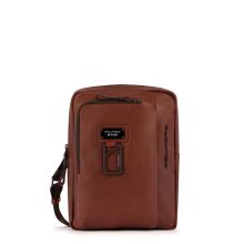 Piquadro Harper iPad Crossbody Bag Tobacco