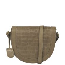 Burkely Croco Caia Crossover L Halfmoon Schoudertas Black