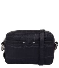 Cowboysbag Big Croco Crossbody Timber Black