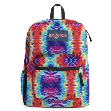 JanSport Cross Town Backpack Red/ Multi Hippie Days