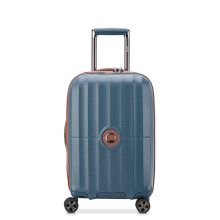 Delsey St Tropez 4 Double Wheels Expandable Cabin Trolley 55/35 cm Blue