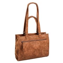 Daniel Ray Lake Laptop Schoudertas 15" Cognac